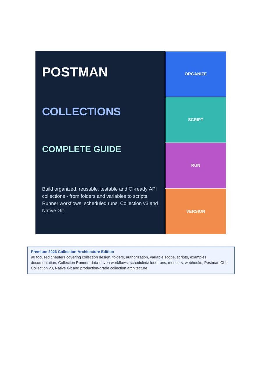 First-page preview of Postman Collections Complete Guide