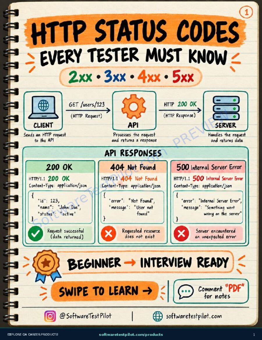 First-page preview of HTTP Status Codes Every Tester Must Know