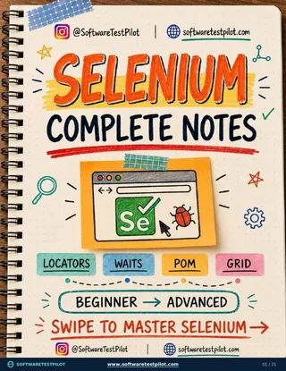 Selenium quick-revision notes cover