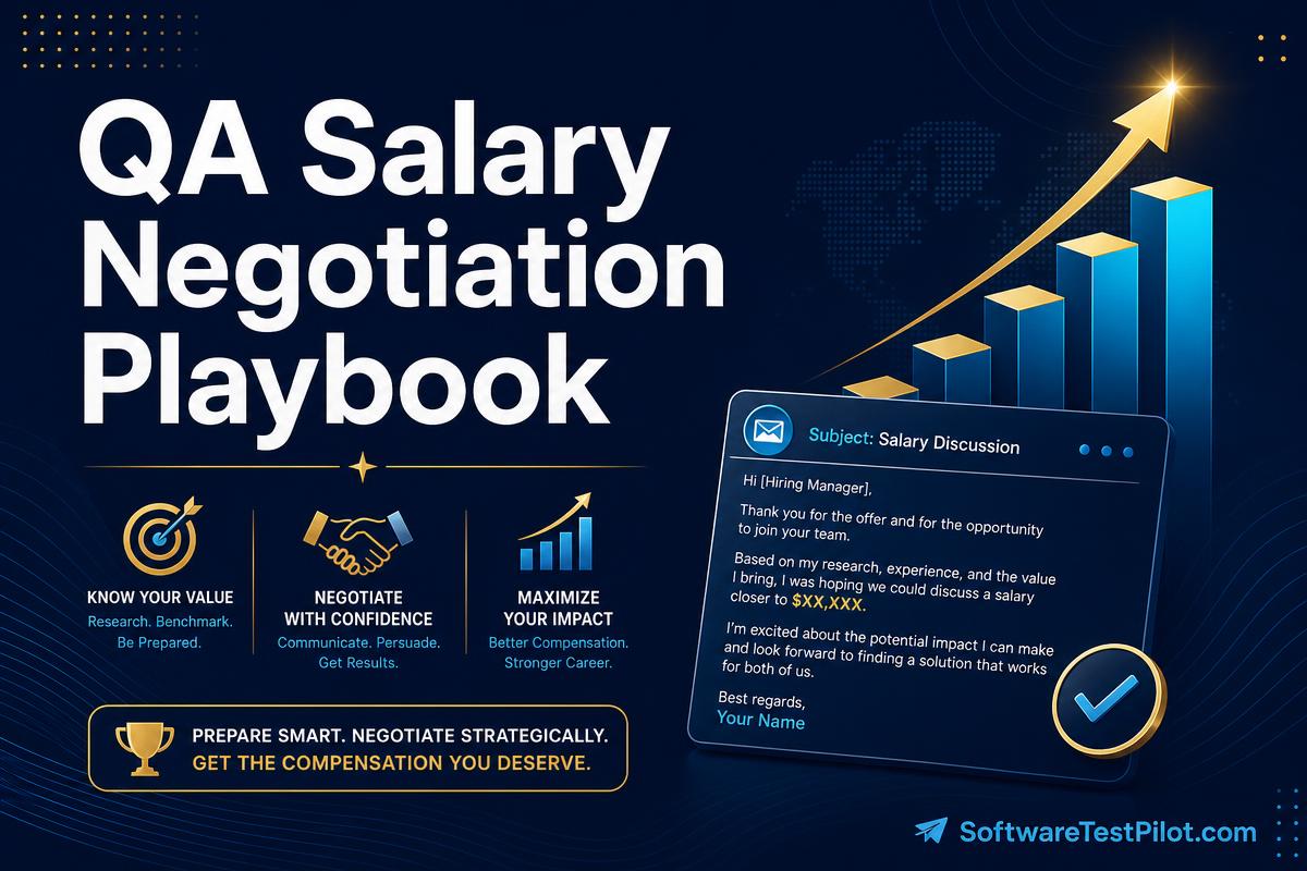 QA Salary Negotiation Playbook cover page