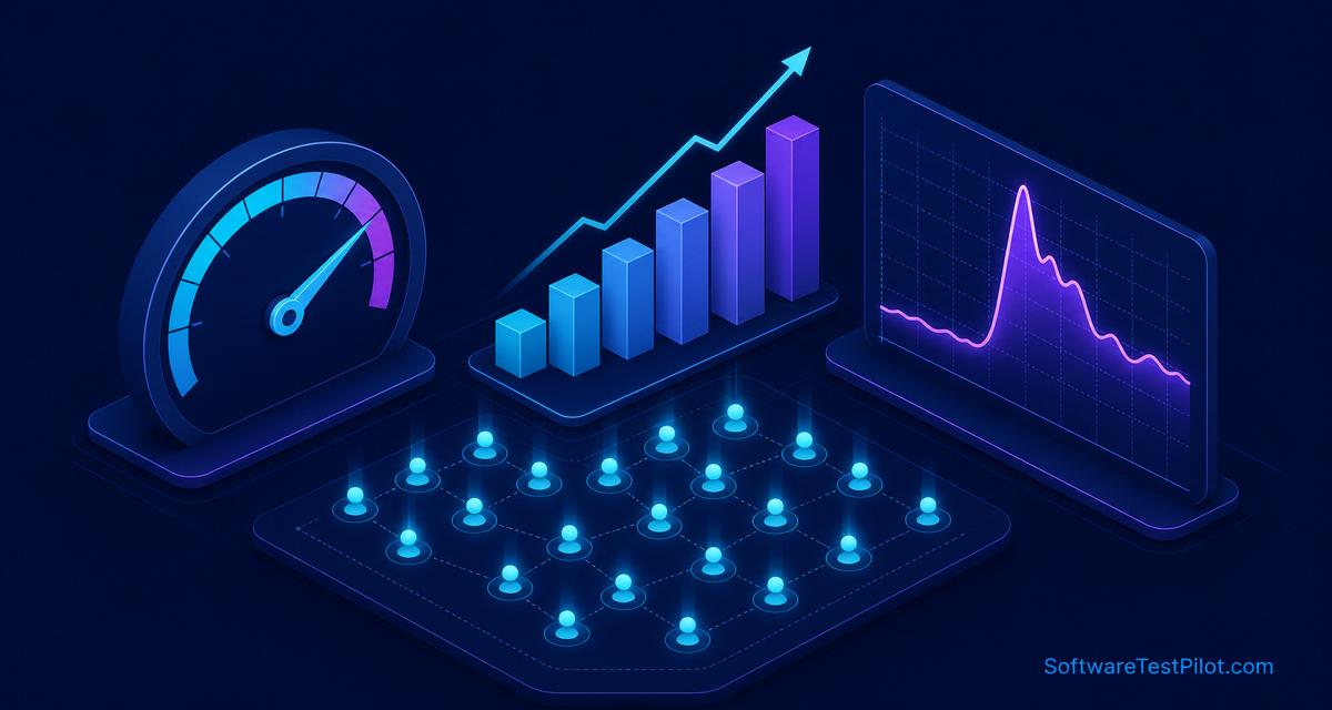 JMeter master-slave distributed load testing topology.