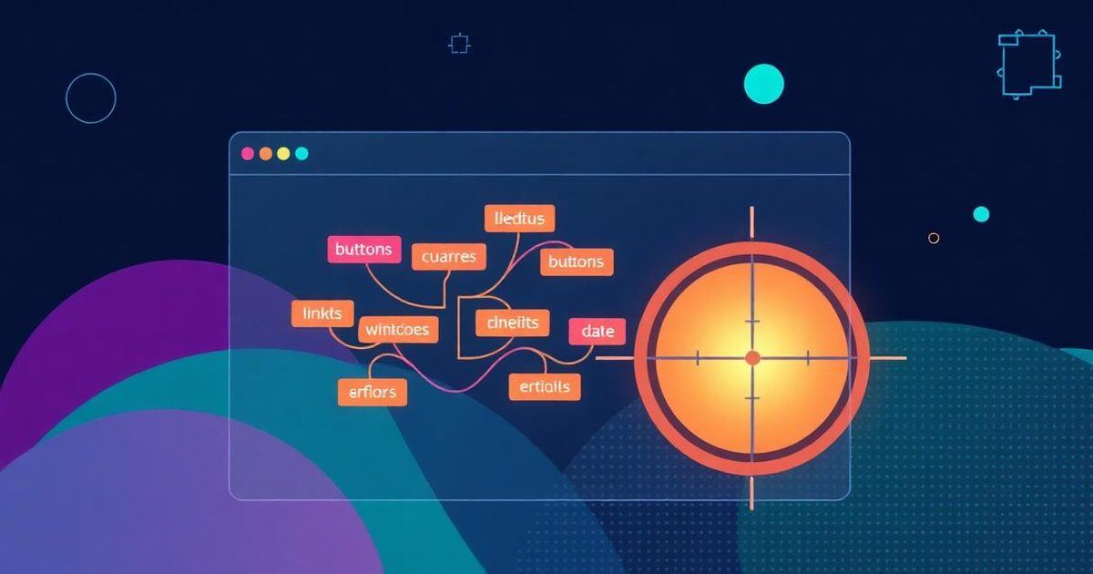 Playwright locator strategy diagram — getByRole, getByTestId, CSS, XPath ranked by stability, with SoftwareTestPilot.com wordmark.
