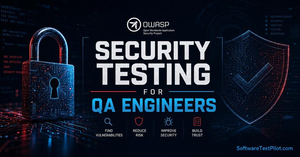 Security Testing for QA Engineers — OWASP, Burp Suite and ZAP