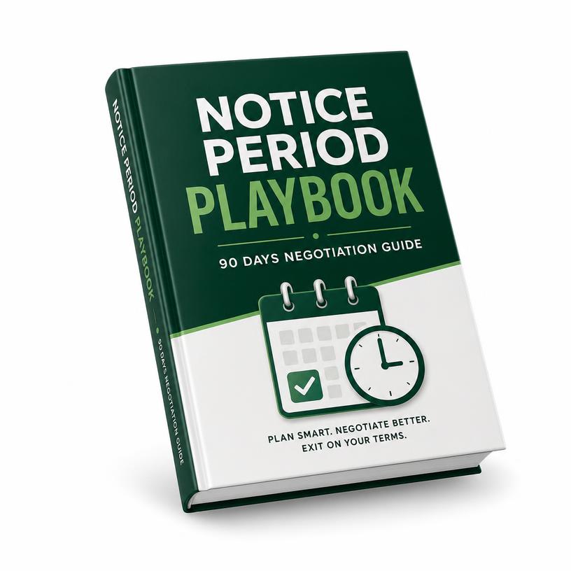 90 Days Negotiation — Notice Period eBook 3D ebook cover