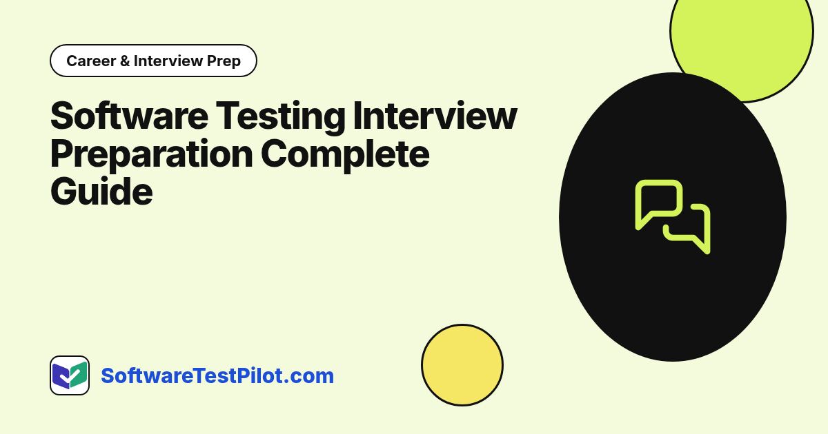 Software Testing Interview Preparation Complete Guide 2026: Career & Interview Prep article cover, SoftwareTestPilot.com